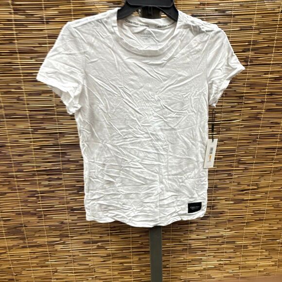 Calvin Klein Women's Premium Performance Crew Neck T-Shirt (Standard and Plus) S - Picture 2 of 3